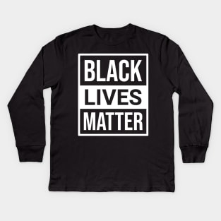 Black Lives Matter, I Can't Breathe, Civil Rights, Human Rights Kids Long Sleeve T-Shirt